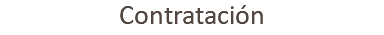Contratación