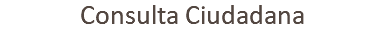 Consulta Ciudadana