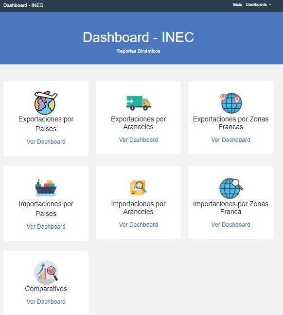Dashboard, el nuevo paso del INEC a la innovación de estadísticas dinámicas