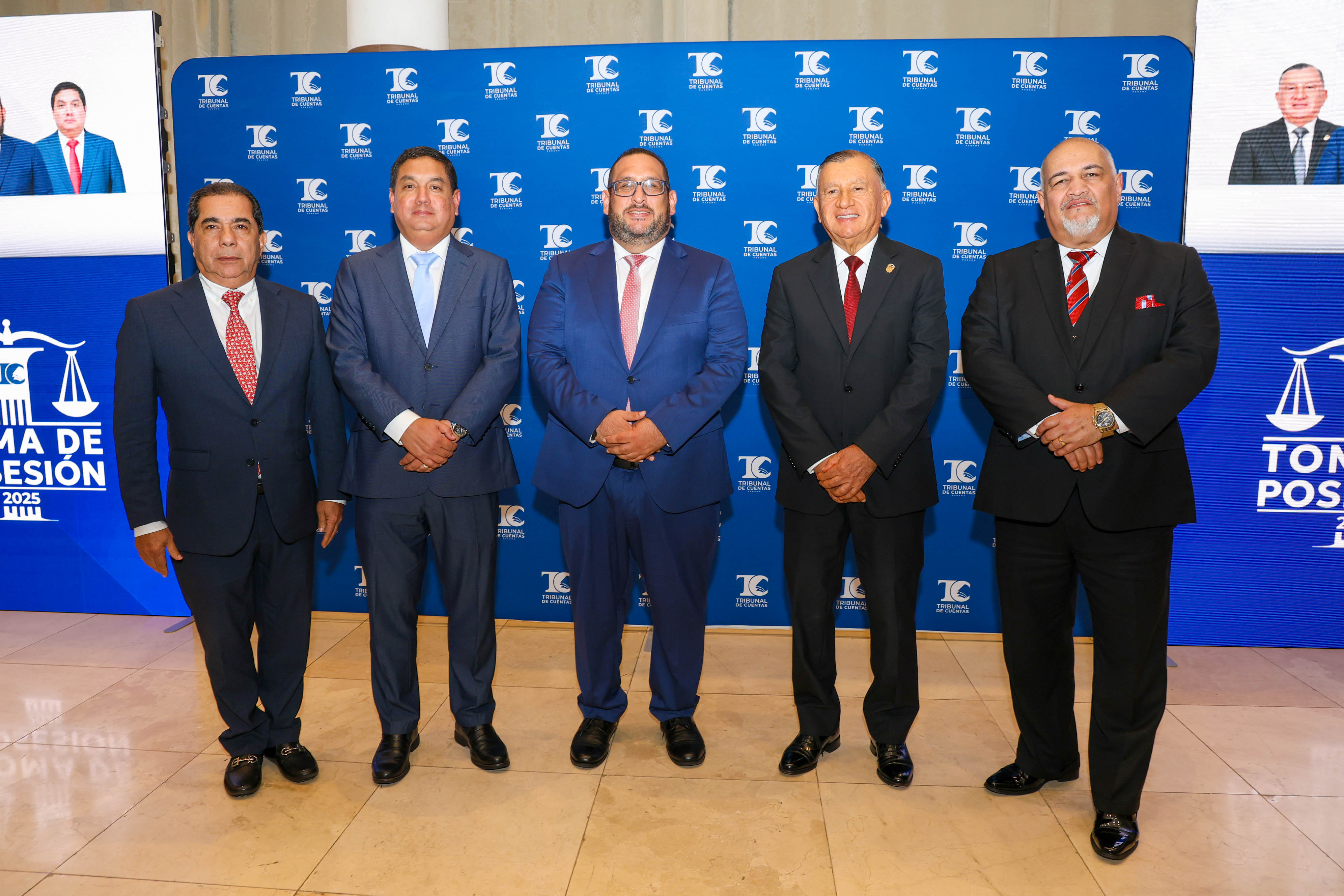 El subcontralor y el secretario general participaron en la toma de posesión de la nueva Junta Directiva del Tribunal de Cuentas