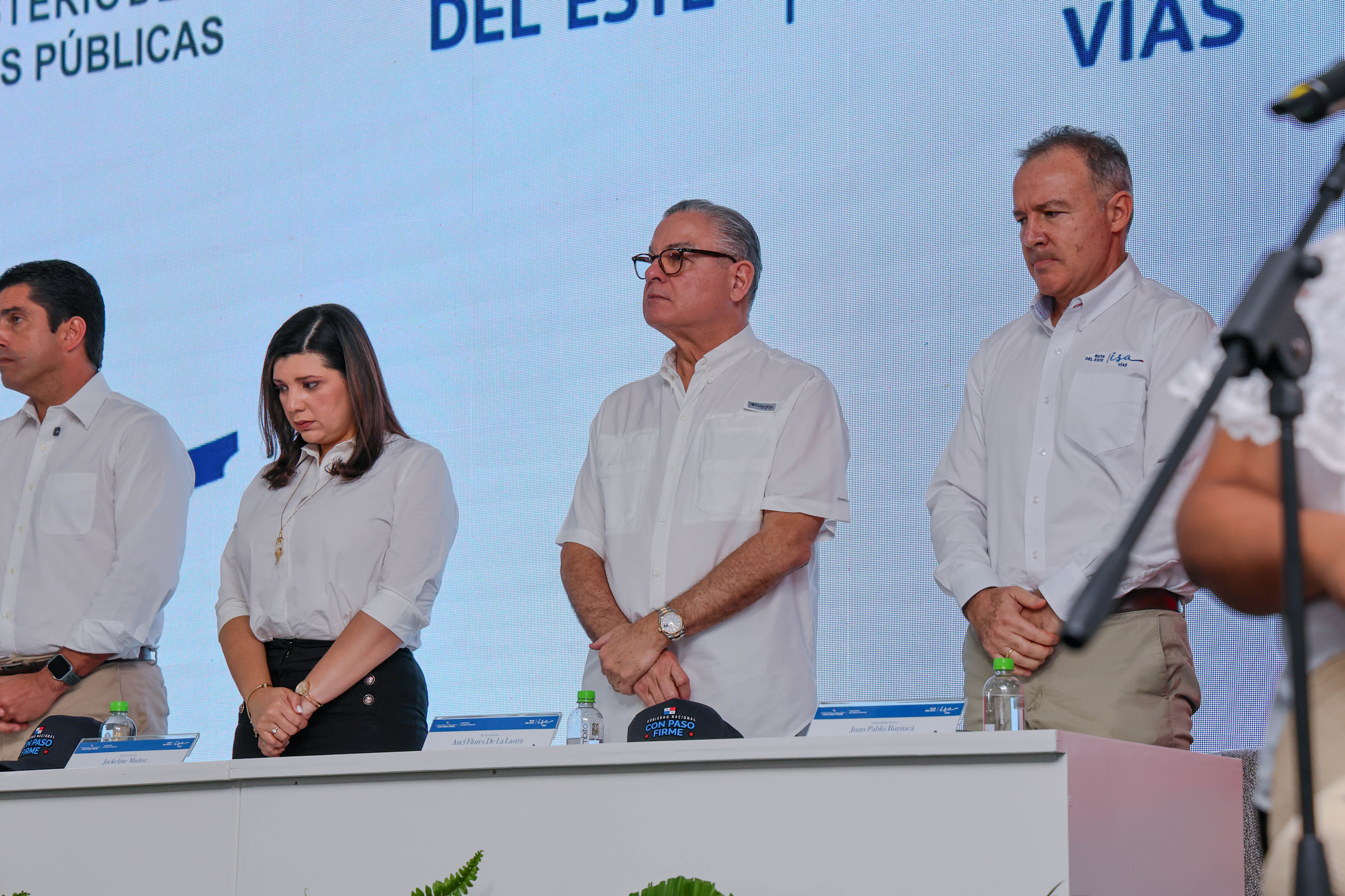 El Contralor de la República, Anel Flores, participa del acto de inicio de la “Rehabilitación de la Carretera Panamericana Este”