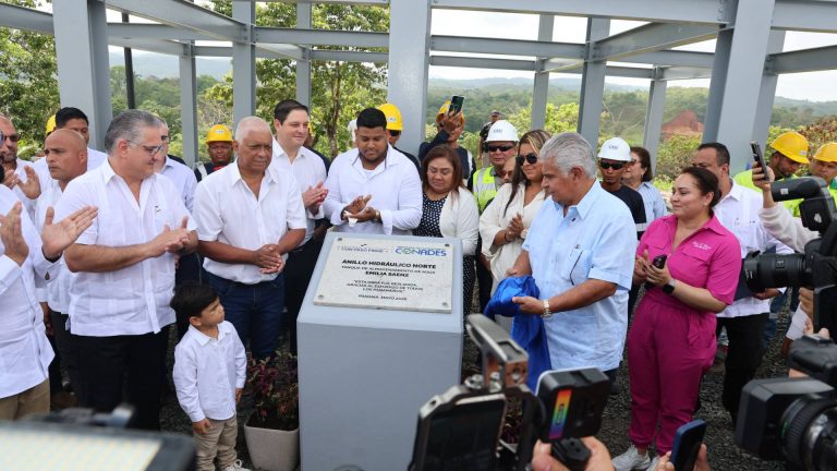 Inauguran nueva etapa del anillo hidráulico norte en Guarumal